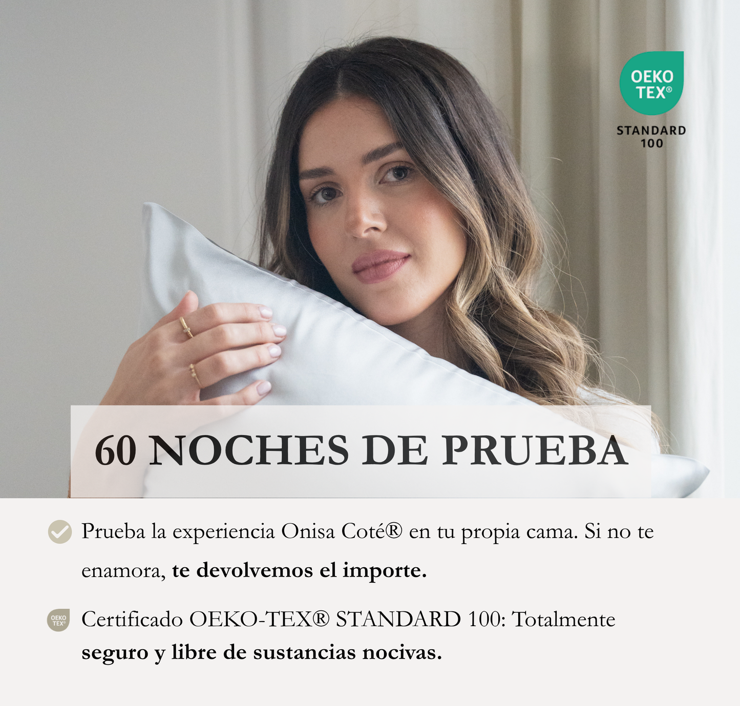 Set de dos fundas de seda Gris Marengo — cuidado capilar y facial
