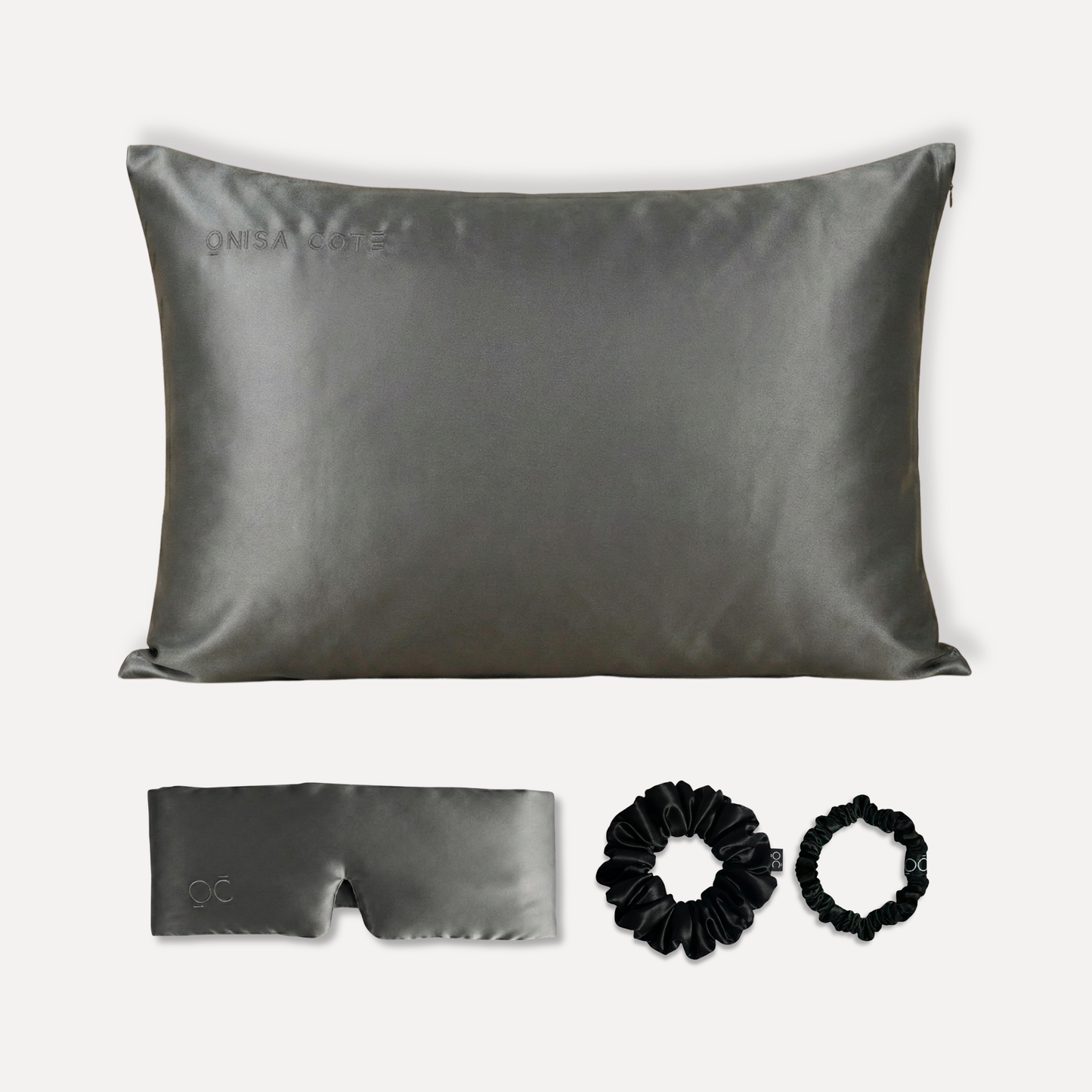 Pack de Seda Gris Oscuro Onisa Coté