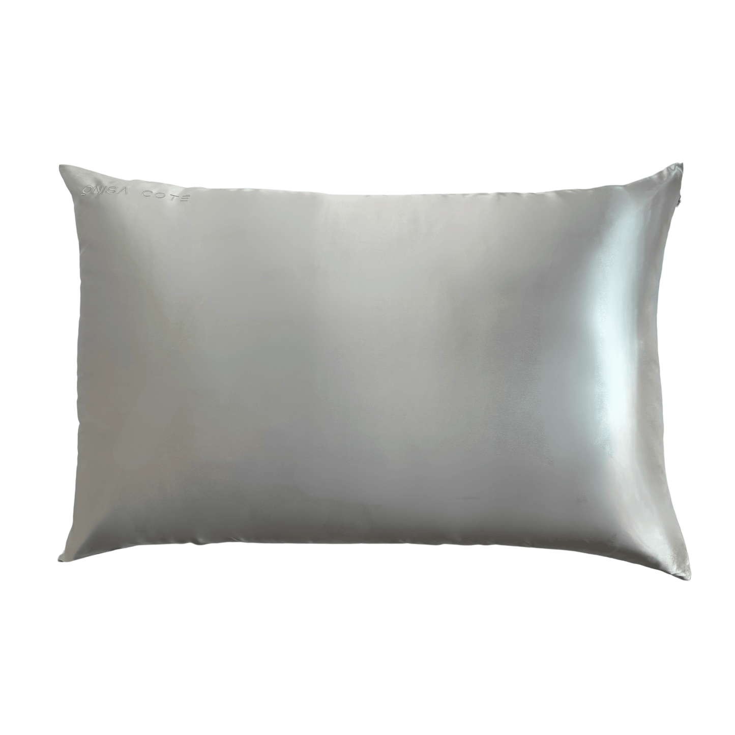 Fundas de Almohada de Seda Plata Onisa Coté