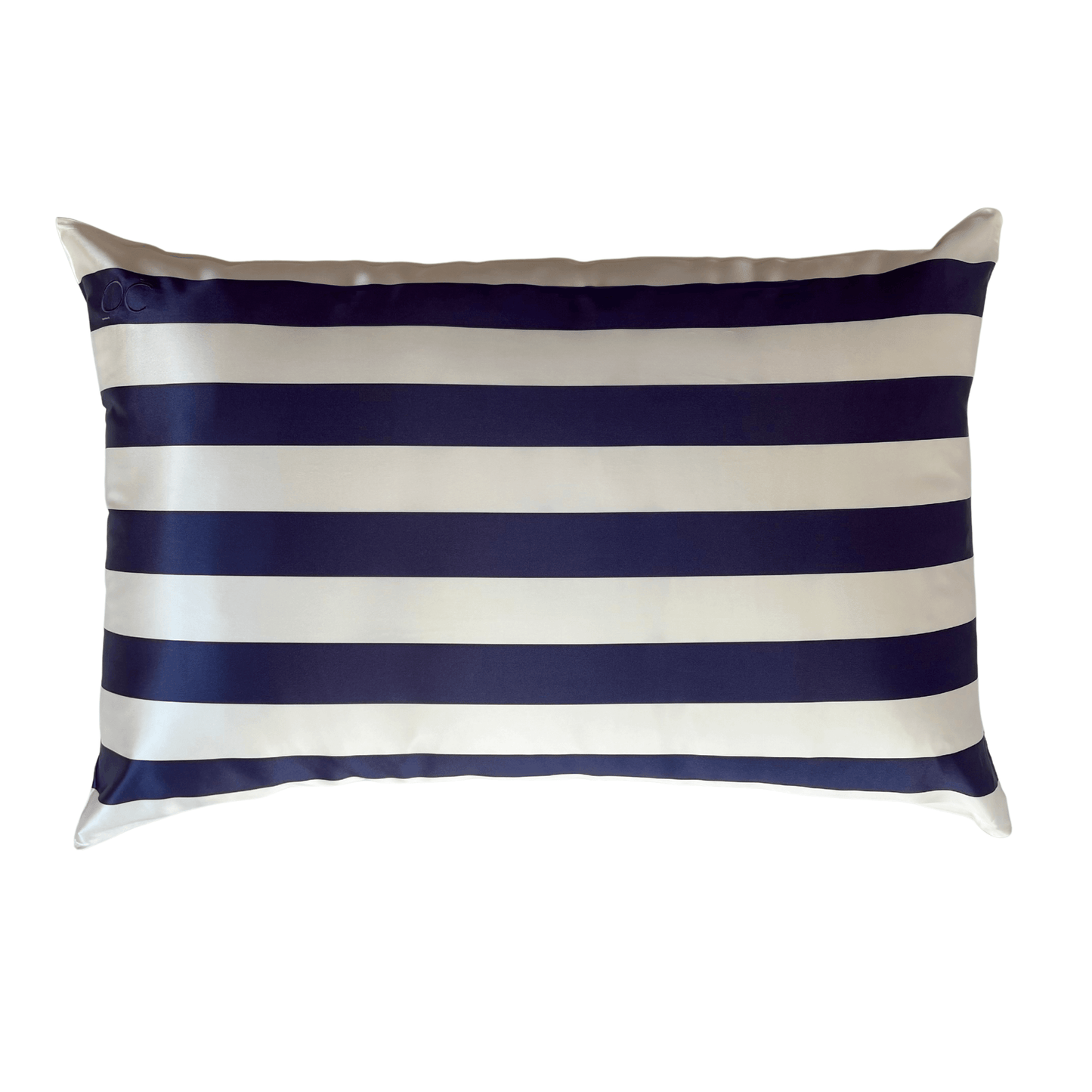 Fundas de Almohada de Seda Rayas Azules Onisa Coté