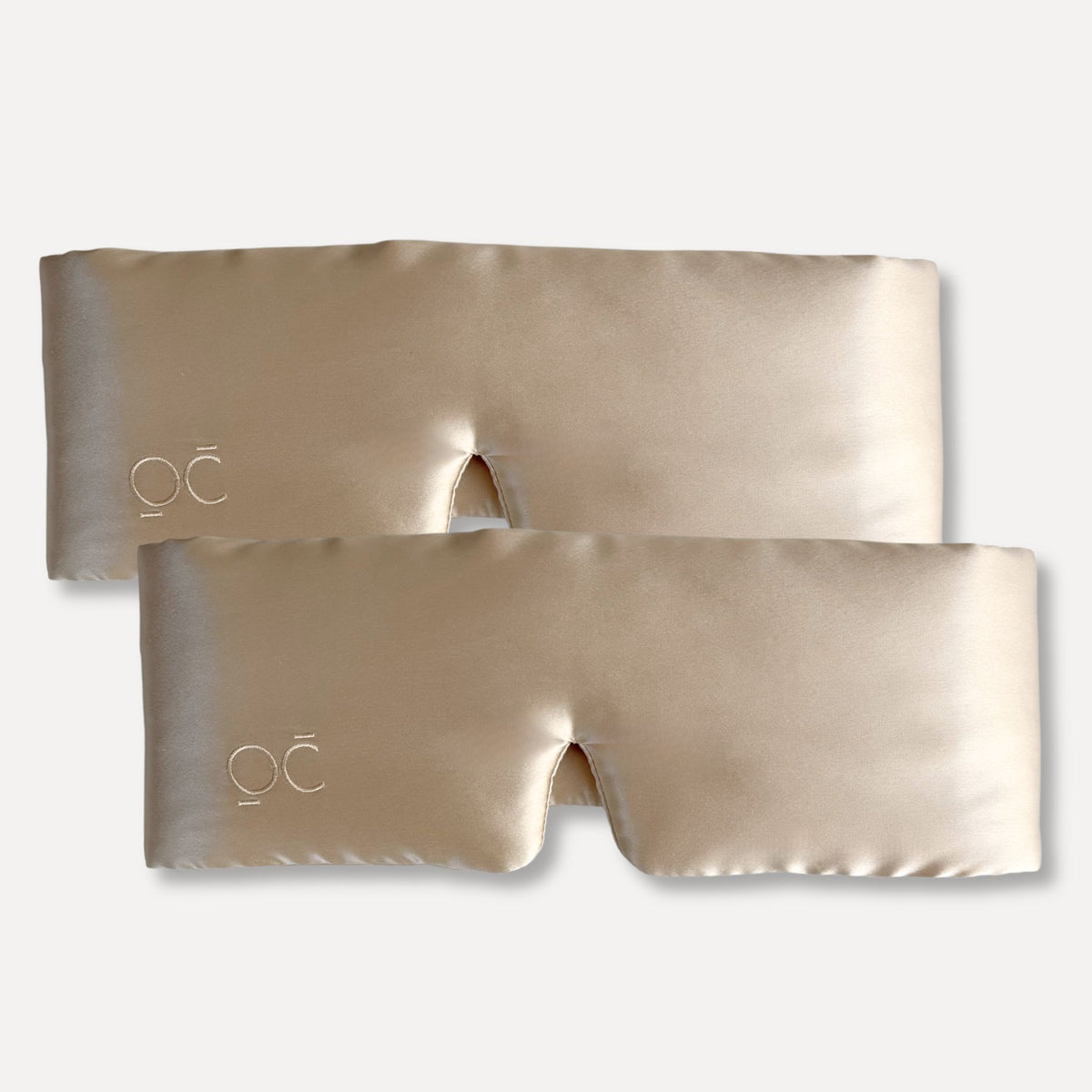 Antifaz de seda Mulberry Champagne para dormir