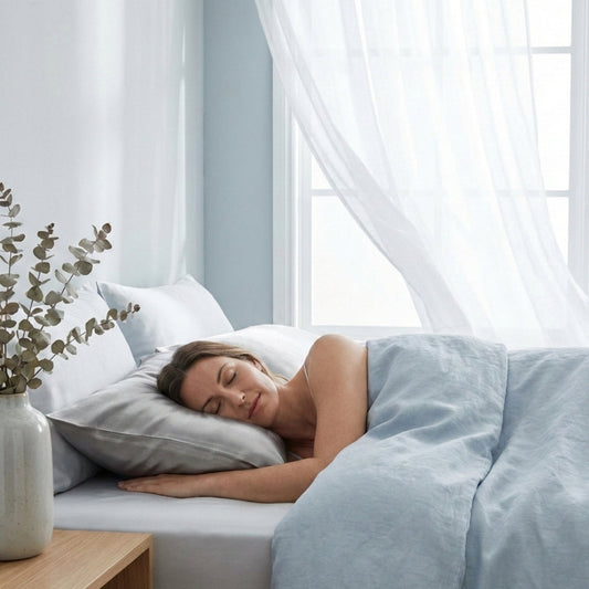 Beneficios de la seda termorreguladora para evitar sudores nocturnos.