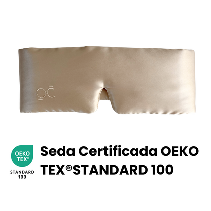 Antifaz de Seda Champagne Onisa Coté