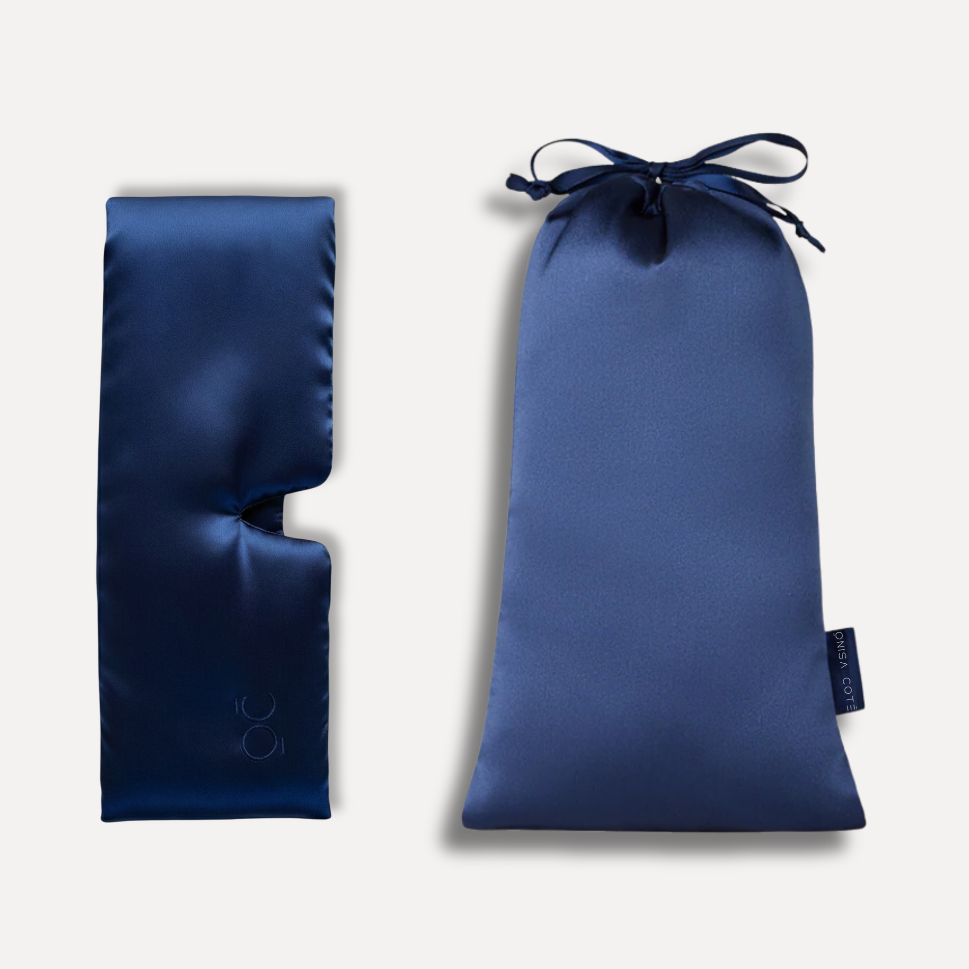 Antifaz de seda Azul Oeko-Tex® Standard 100