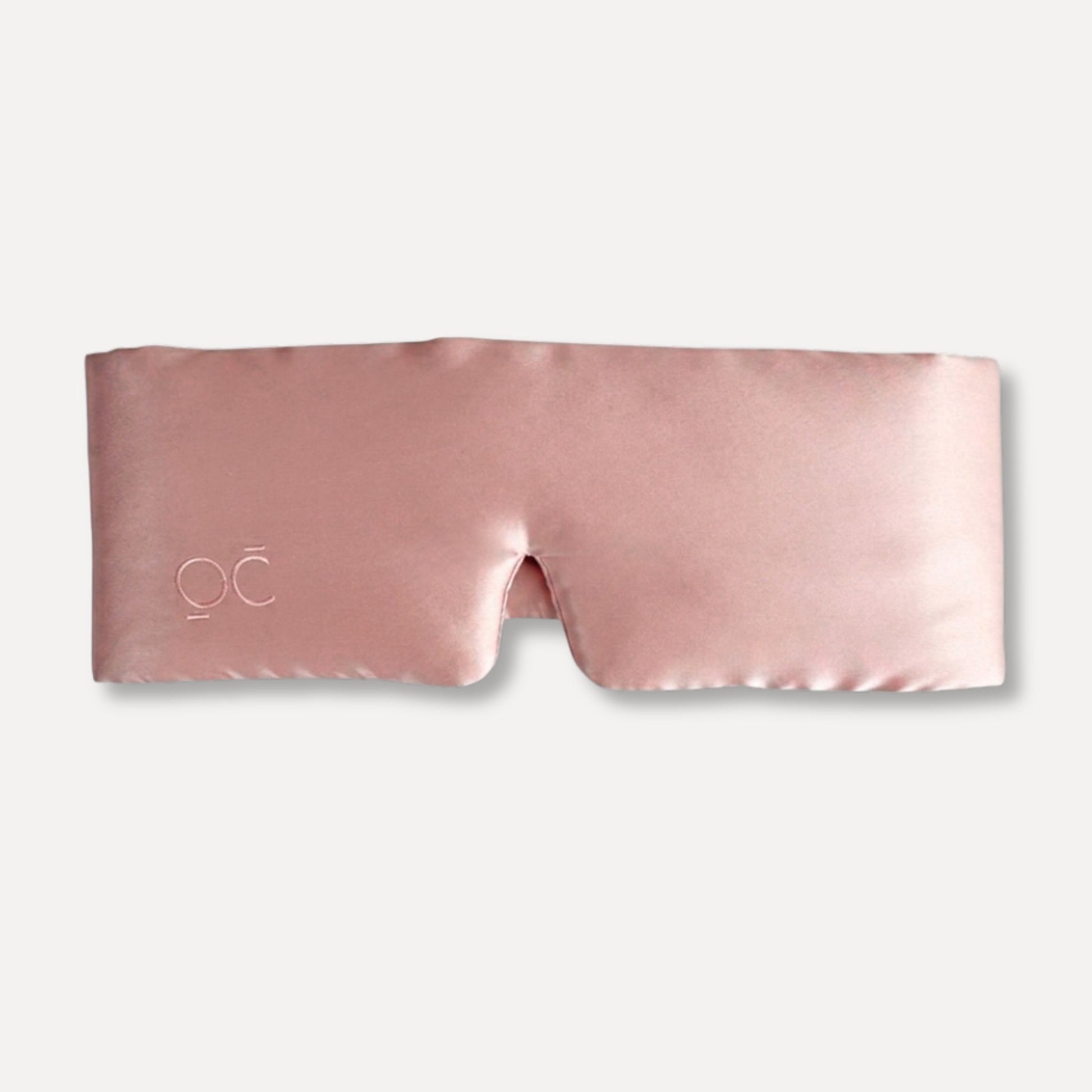 Antifaz de Seda de Morera - Oscuridad Total - Rosa Poudré