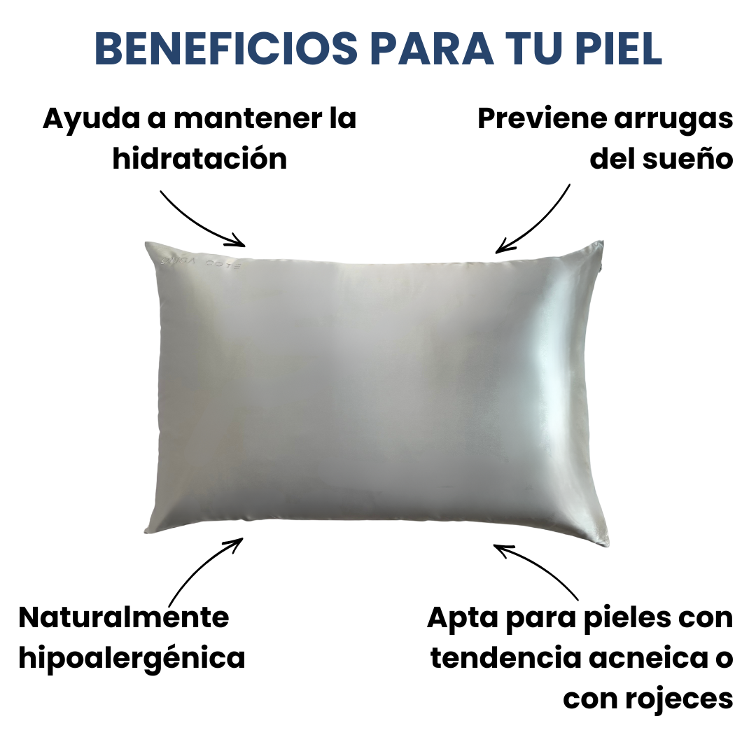 Fundas de Almohada Plata Onisa Coté®