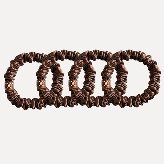 Coletero de Seda marrón Onisa Coté