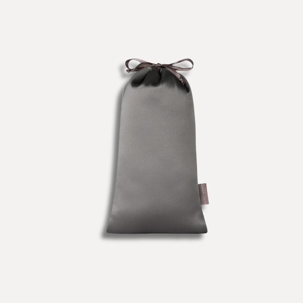 Neceser de seda Gris Marengo para viaje