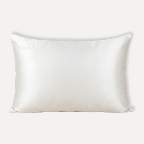 Fundas de Almohada de Seda Blanca Onisa Coté