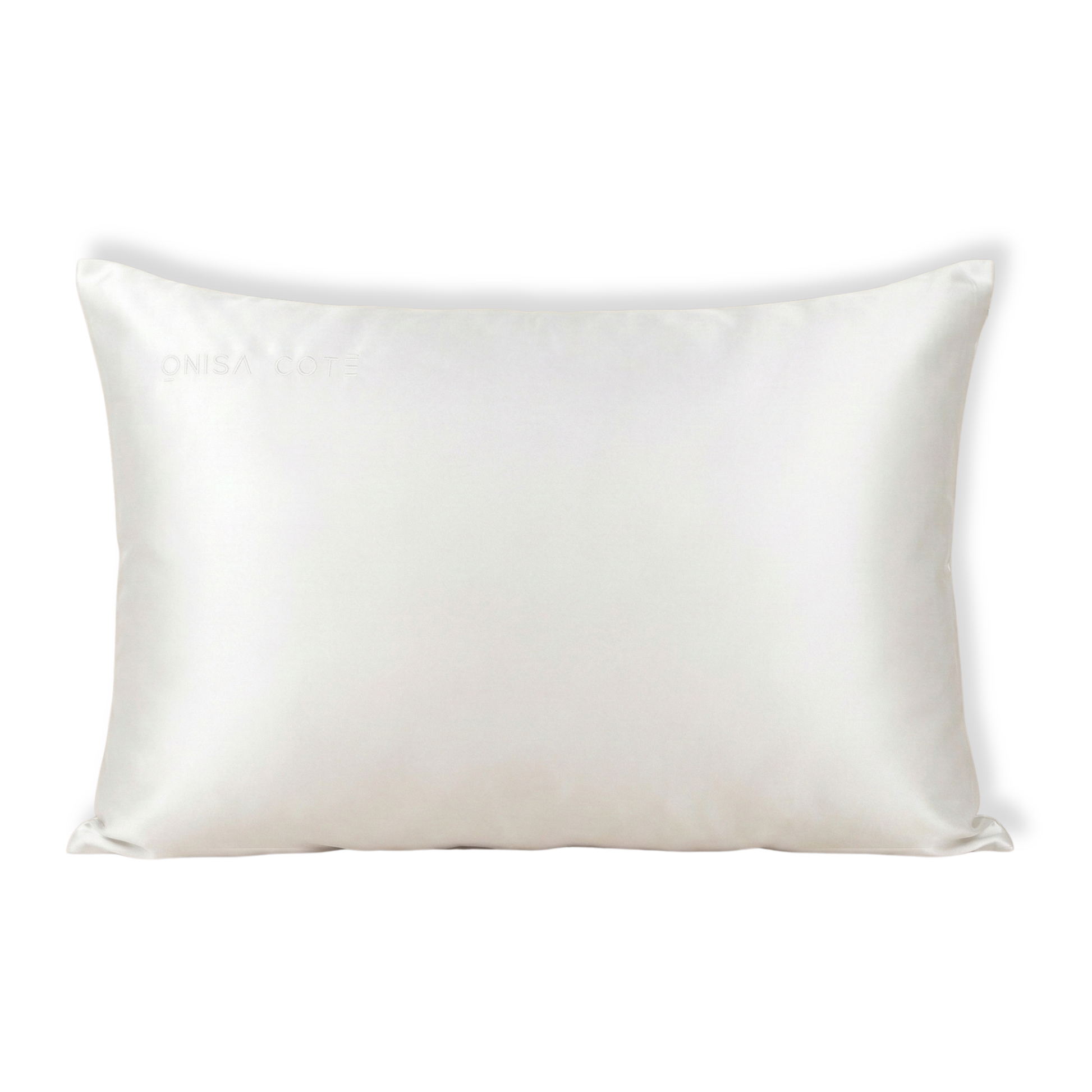Fundas de Almohada de Seda Blanca Onisa Coté