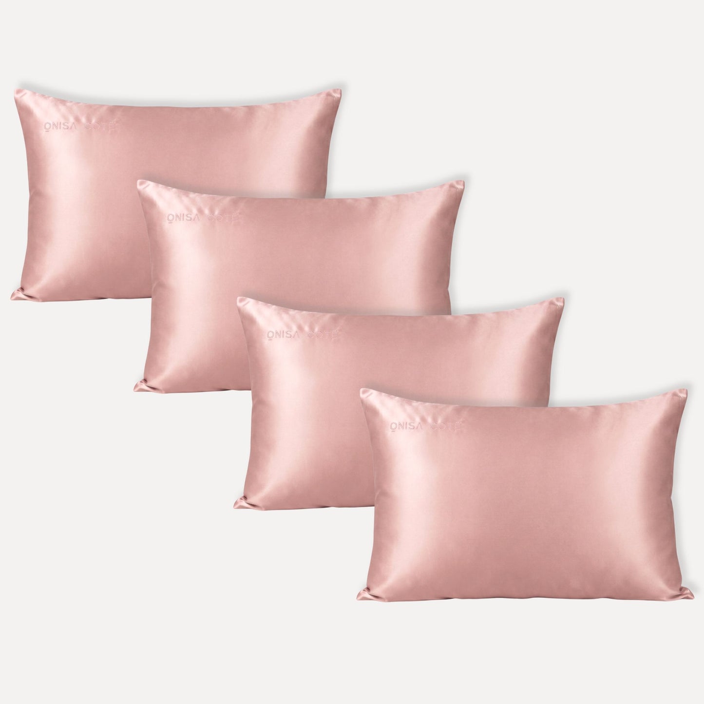Funda de Seda Anti-Frizz & Anti-Edad - Rosa Poudré
