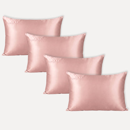 Funda de Seda Anti-Frizz & Anti-Edad - Rosa Poudré
