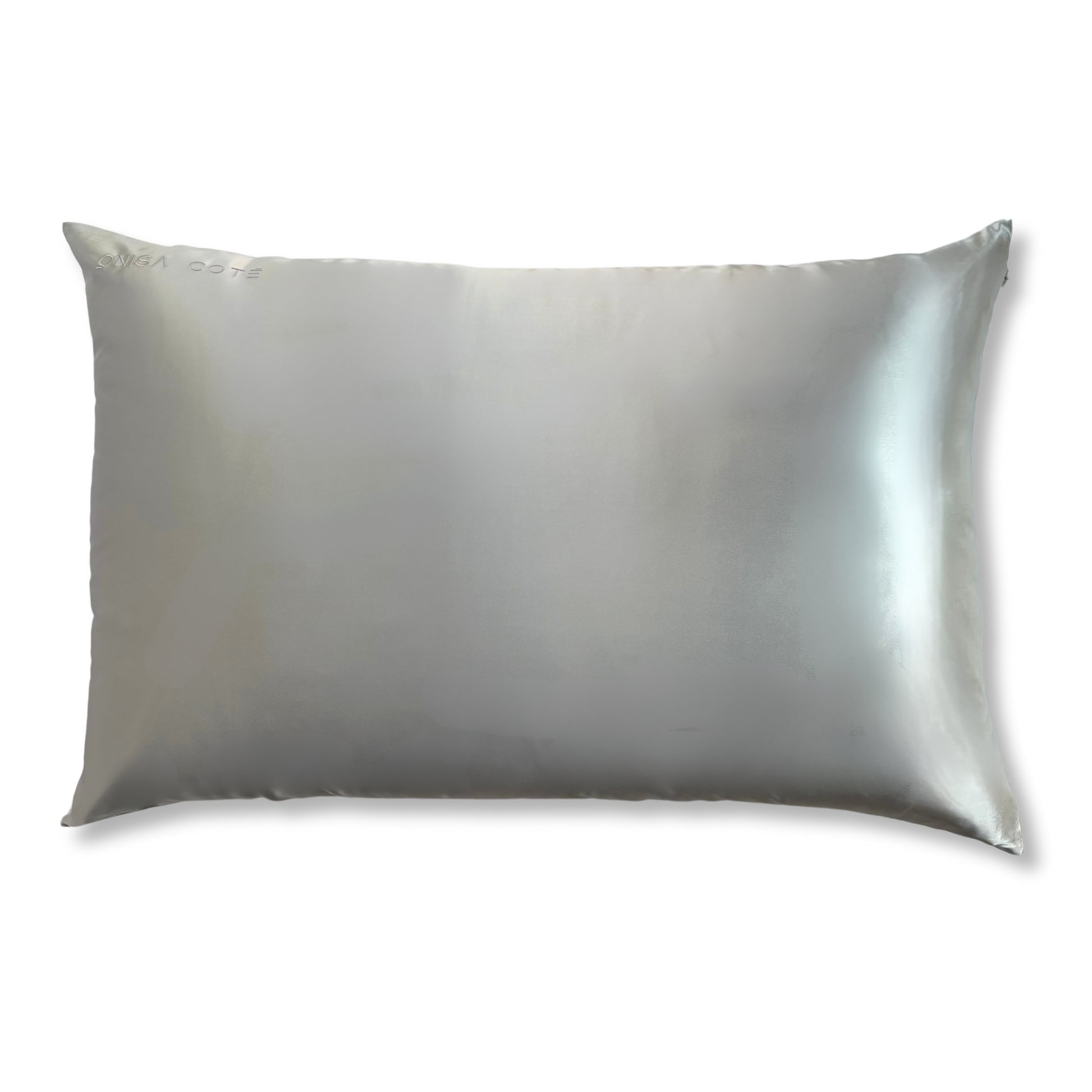 Fundas de Almohada de Seda Plata Onisa Coté