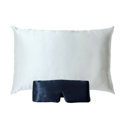 Antifaz de Seda Azul Onisa Coté