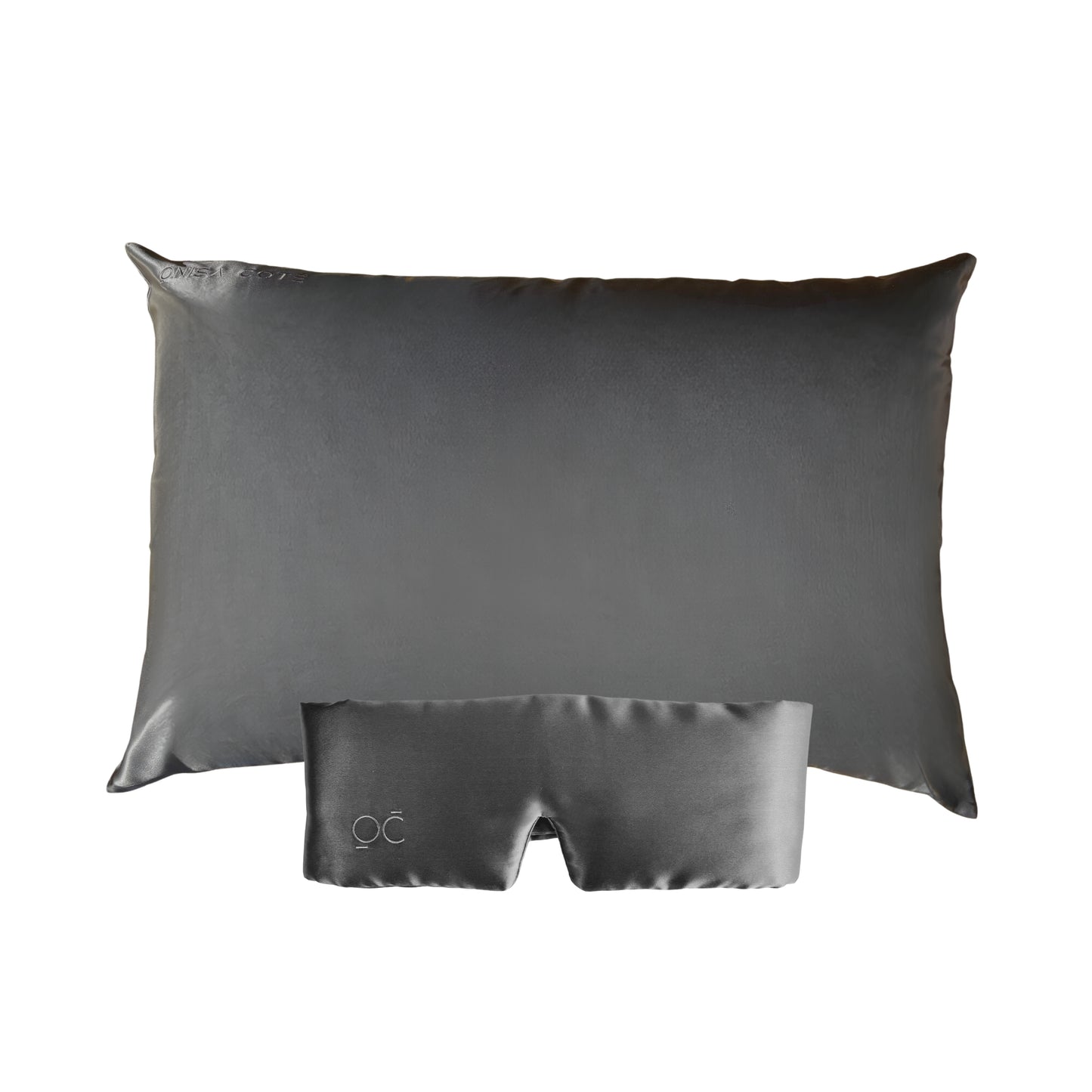 Antifaz de Seda Gris Oscuro Onisa Coté