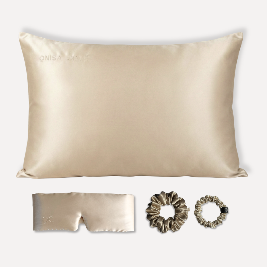 Pack de Seda Dorado Champagne Onisa Coté