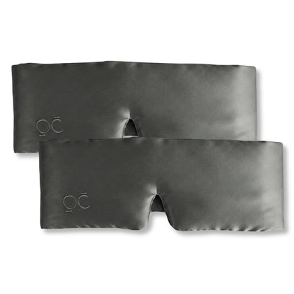 Antifaz de Seda Gris Oscuro Onisa Coté