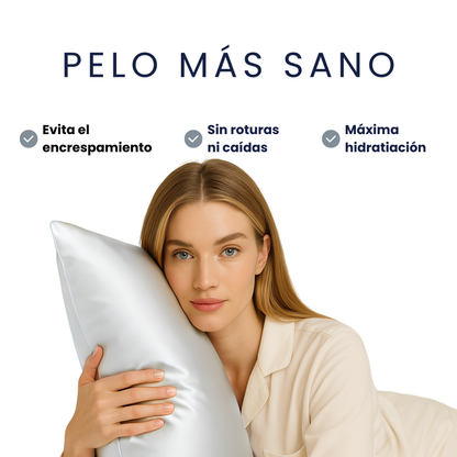 Fundas de Almohada de Seda Blanca Onisa Coté