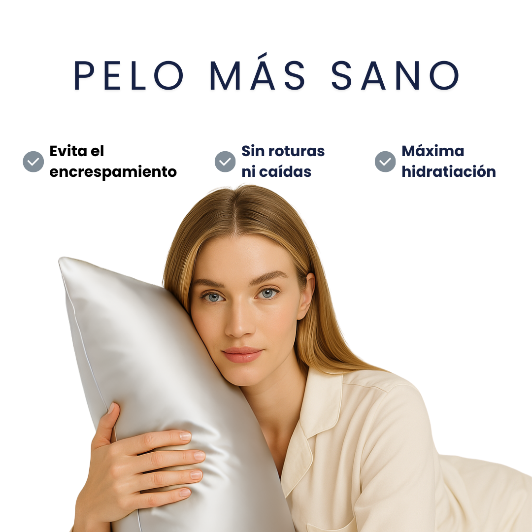 Fundas de Almohada de Seda Plata Onisa Coté