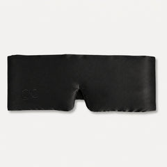 Antifaz de Seda de Morera - Oscuridad Total - Negro
