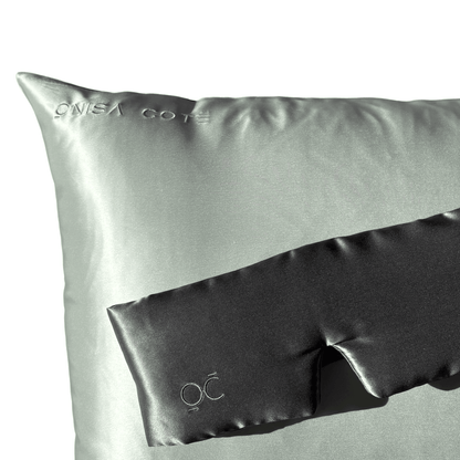 Antifaz seda gris oscuro OnisaCote