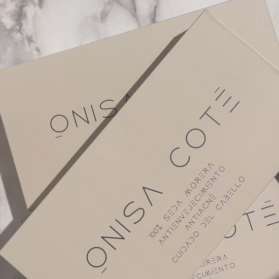 Antifaz de Seda Gris Oscuro Onisa Coté