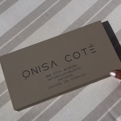 Fundas de Almohada de Seda Plata Onisa Coté