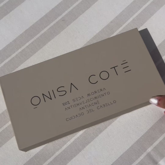 Fundas de Almohada de Seda Gris Oscuro Onisa Coté
