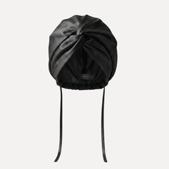 Gorro de Seda Mulberry Anti-Frizz - Negro