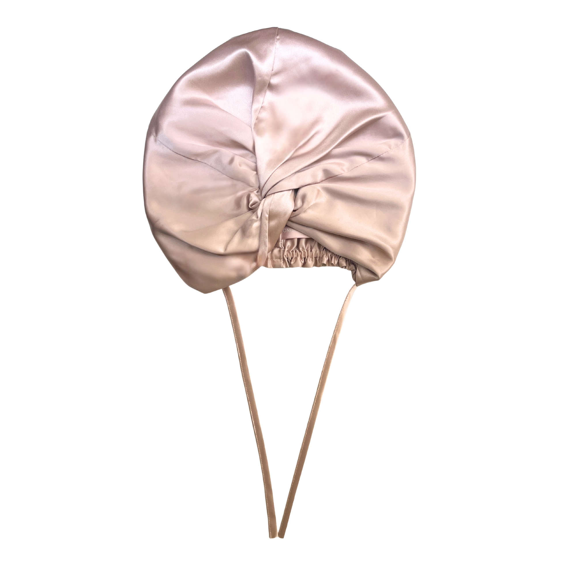 turbante de seda rosa de Onisa Coté