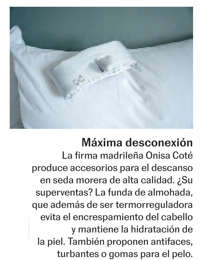 Recorte de la mención de Onisa Coté en S Moda · El País